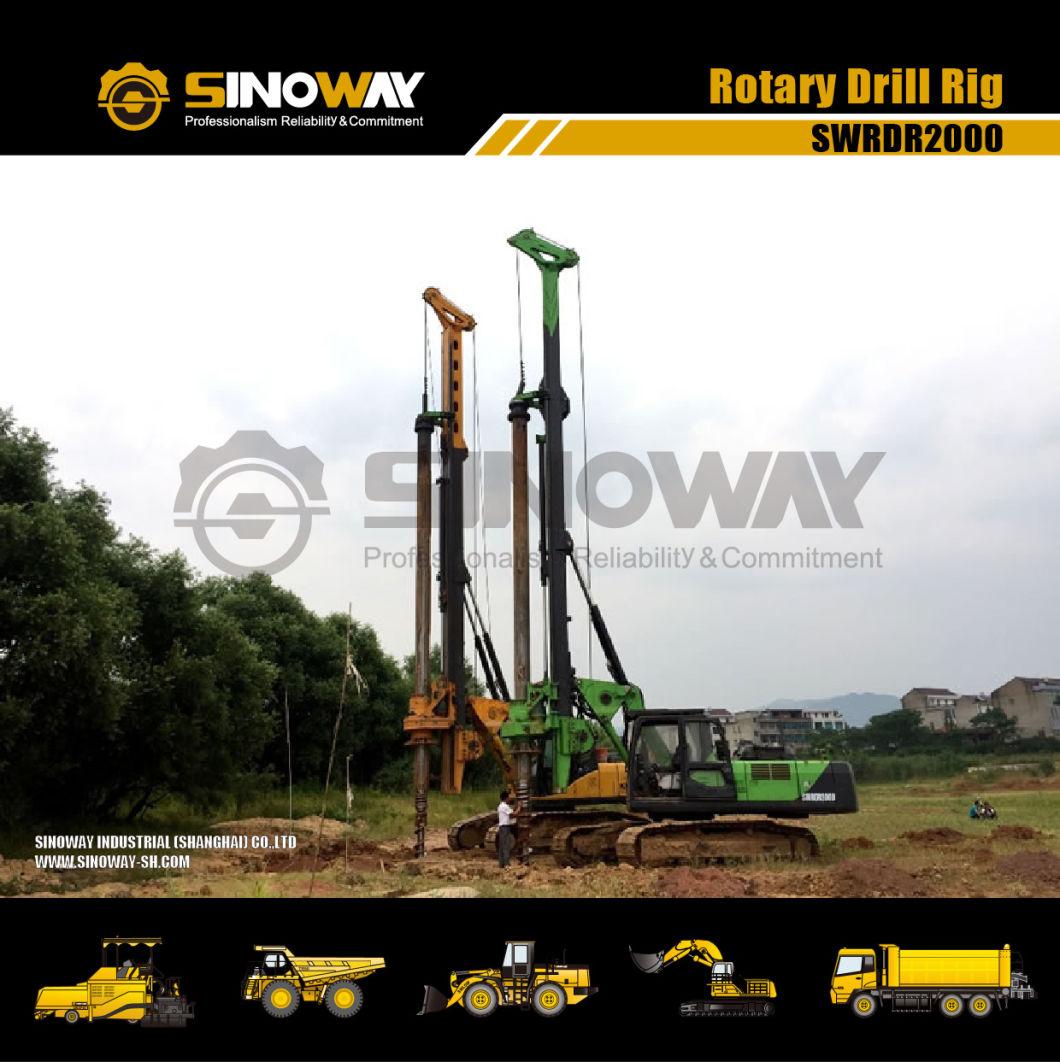 Hydraulic Rotary Drilling Rig Machine Track Mounted Drill Rig