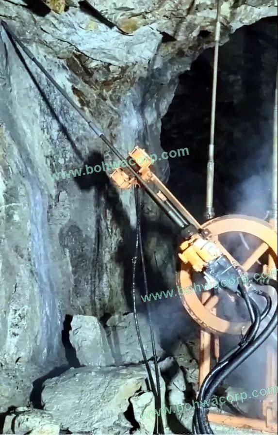 Portable Geoconstruction Drill Machine with Fan Borehole Drilling