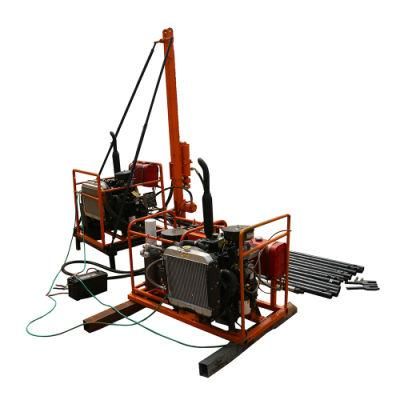 Small Portable Mountain Drilling Rig Outdoor Geological Exploration Core Drilling Machine Column Mounted Drilling Rig