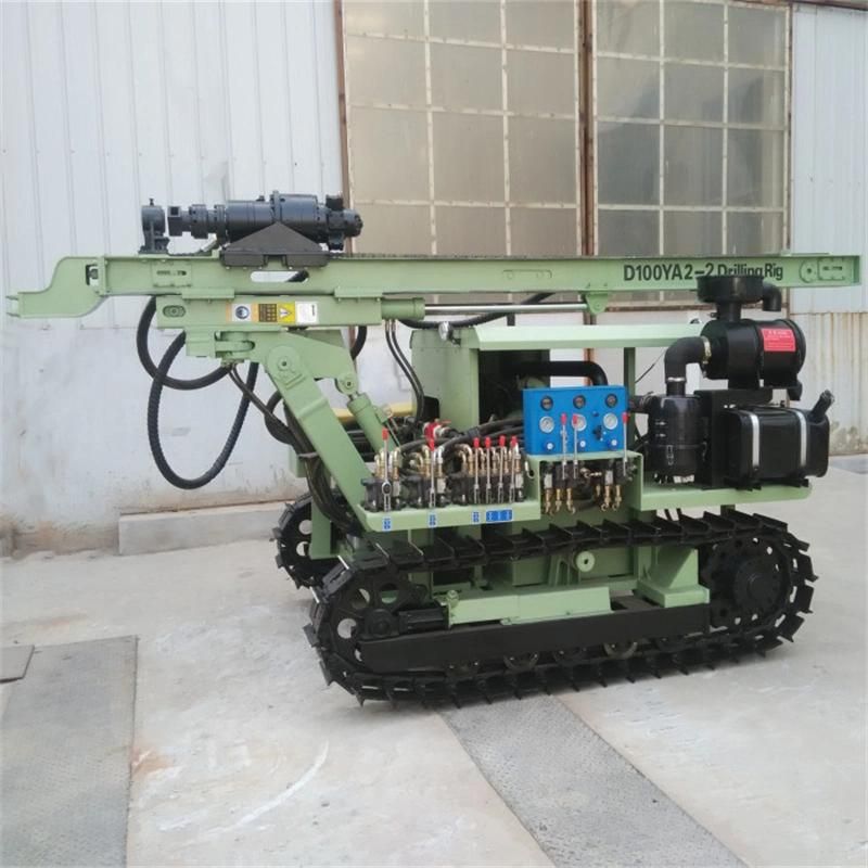 Ground Hydraulic Crawler DTH Drill Rig for Hard Rock Drilling