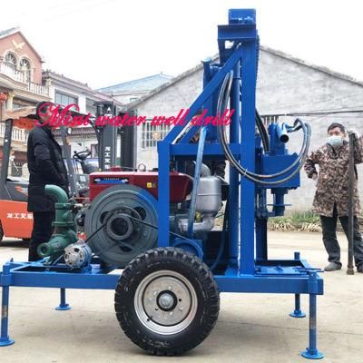 Speedmade 22HP 100m Diesel Deep Water Well Core Drilling Rig Machine Hydraulic Mine Drilling Rigs Rotary Hole Borehole Drill Machines