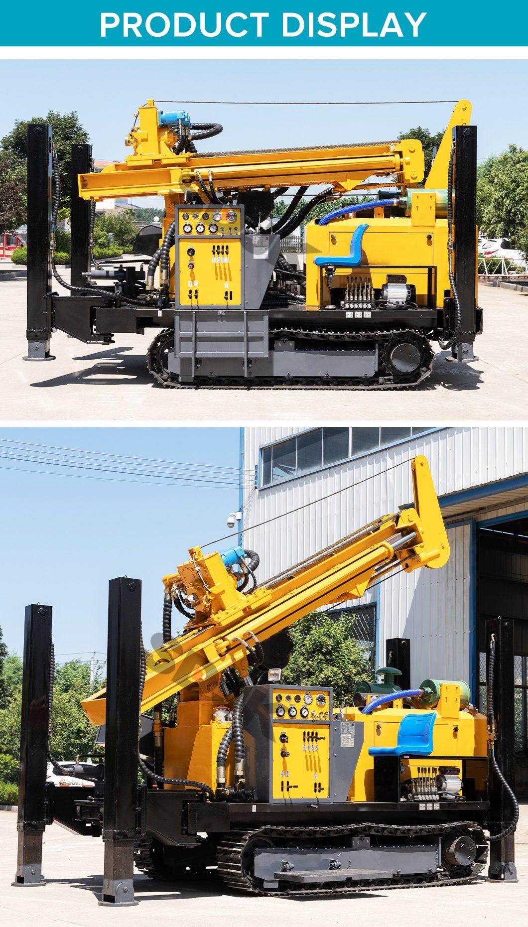 200m 300m 400m Portable Hydraulic Water Well Drilling Rig Machine