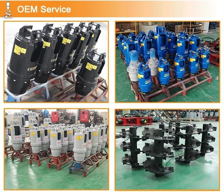High Frequency Earth Drill Auger Machine and Attachments for Excavator