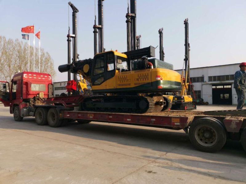 35m Crawler Hydraulic Power Rotary Bore Mini Drilling Rig