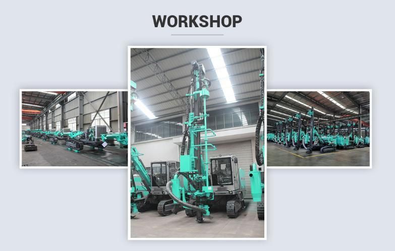 High Efficiency Hf360-16 Piling Foundation Wheeled Rotary Drilling Rig