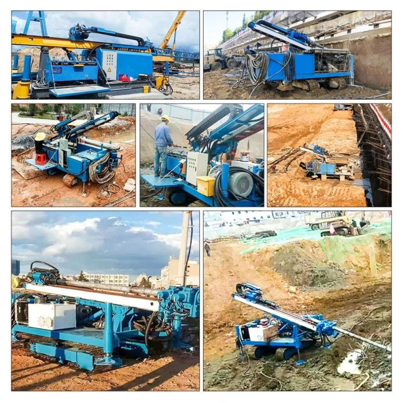 Full Hydraulic Crawler Anchor Rock Stratum Drilling Rig