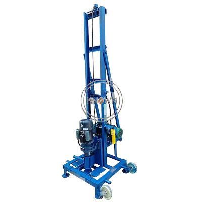 3kw Deep Well Drilling Machine Electric Foldable Water Well Drill Machine Drill Rig Portable Deep Well Borehole Equipment