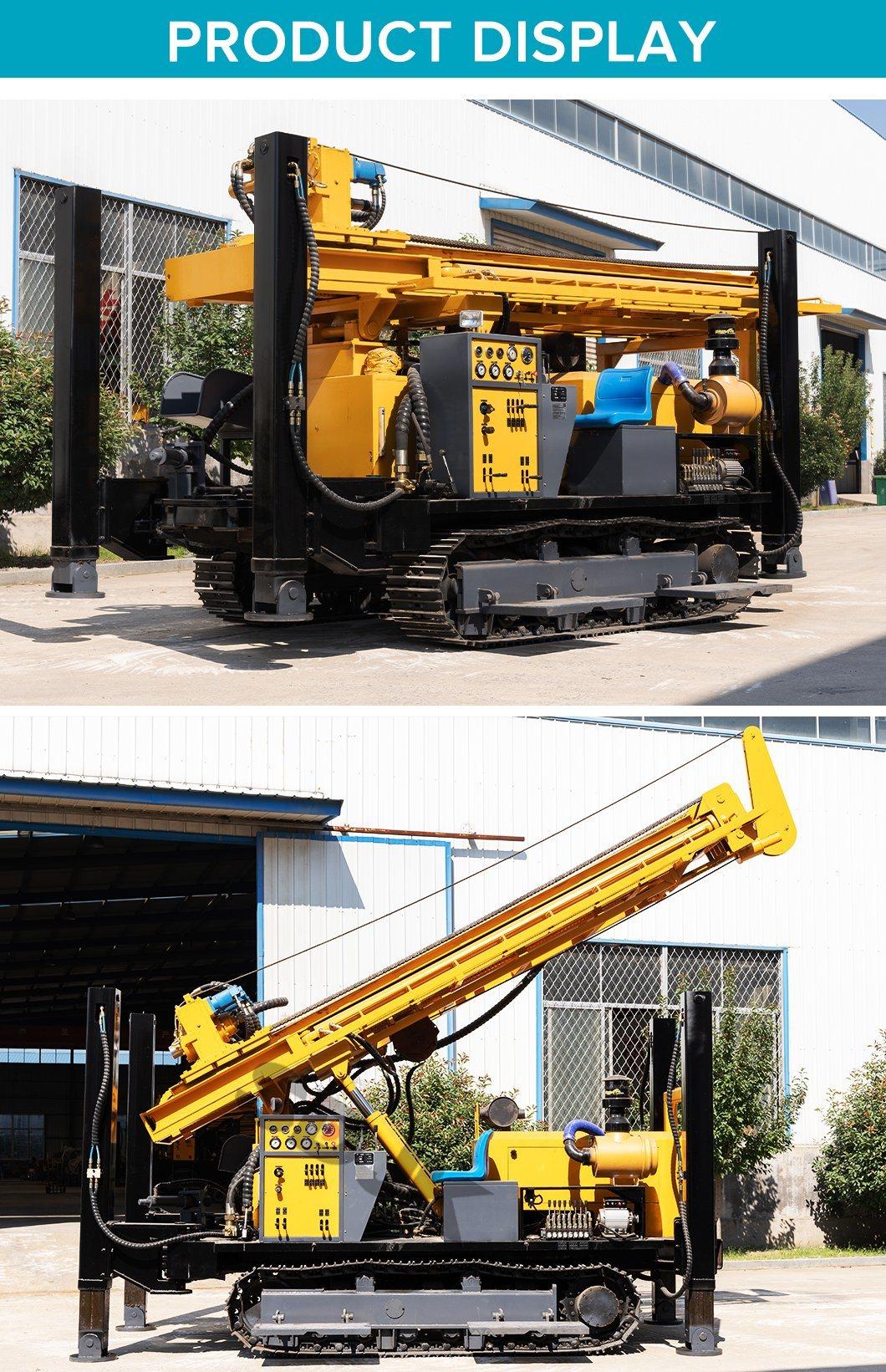 Chinese Water Well Drilling Rig with Air Compressor Good Price