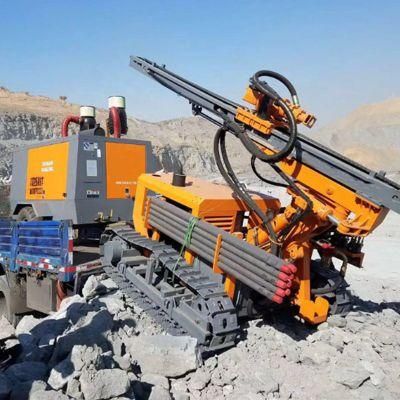 Tunneling Machine Separated Borehole DTH Pneumatic Drilling Rig