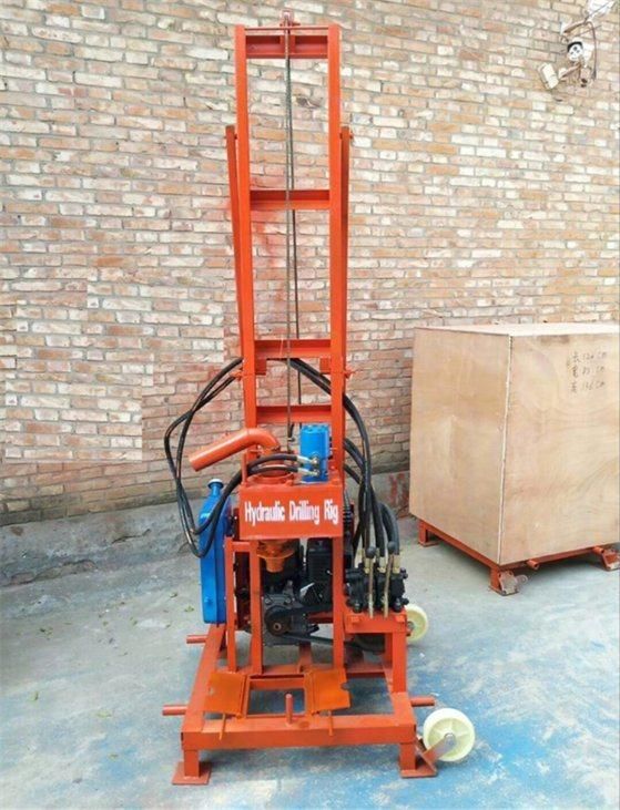 Hydraulic Diesel Engine 120m Depth Drilling Rig Water Well Drilling Machine