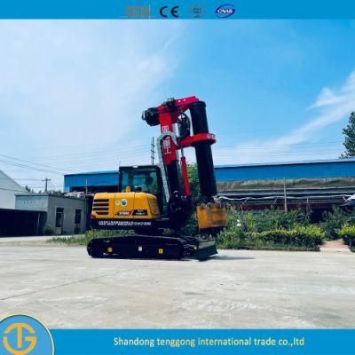 Pile and Electric Ground Screw Pile Driver Drilling Pile Driver Epuipments Dr-60 Middle Rotary Rig Machine