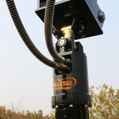 Earth Drill Auger Machine Excavator with Drilling Attachment