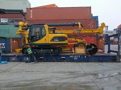 Small Drilling Rig Auger Bucket Ycr60d 28m Crawler Drilling Rig