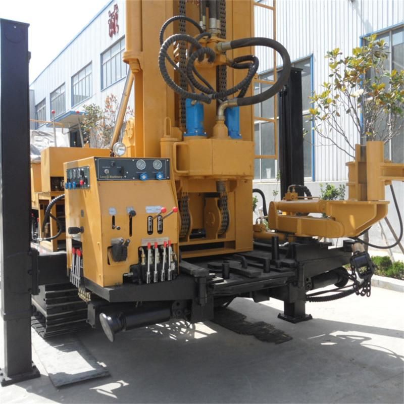 Deep Crawler Mounted Water Bore Well Drilling Machine