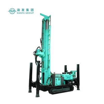 Hfj300c 300m Mobile Hydraulic Mobile Borehole Drill Underground Rotary Water Well Drilling Rig
