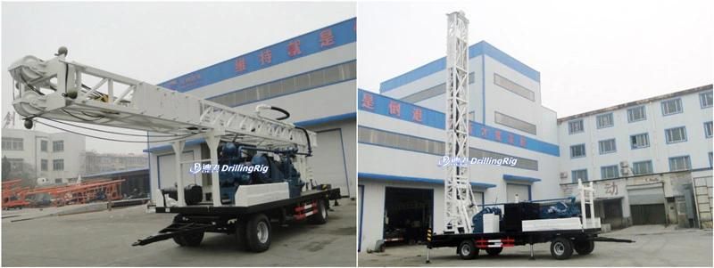 400m Dft-400 Trailer Mounted Water Well Drilling Rig Price