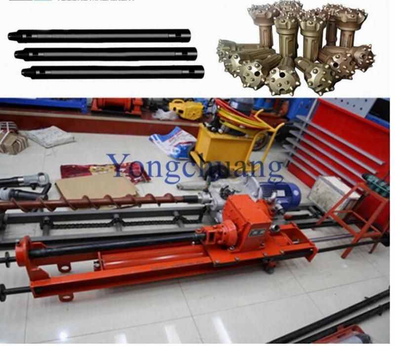 Borehole Drilling Machine with Drill Pipe and Drill Bit