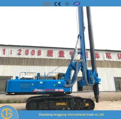 Hydraulic Dr-220 Economical Manufacturer 5-60m Micro Drill Rig for Sale