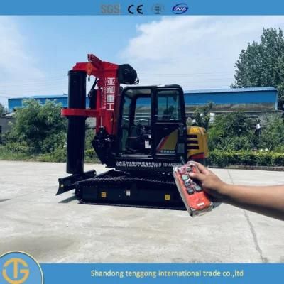 Rotary Table Drilling Pile Drive Hydraulic Hammer Pile Epuipments Dr-60 Middle Rotary Rig Machine