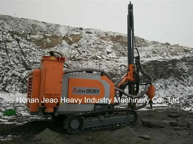 Zega D535t Pneumatic Surface DTH Crawler Drilling Rig for Mining or Quarry