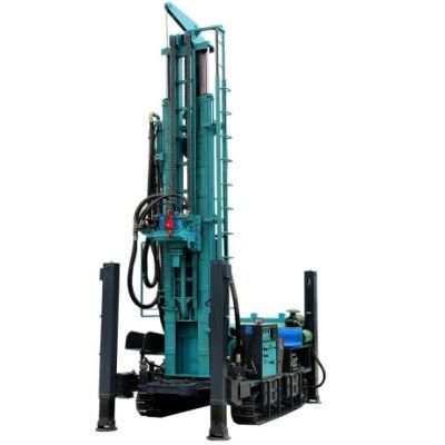 Hot Crawler Compound Borehole Drilling Rig Machine Water Well Price Drill Equipments 450m