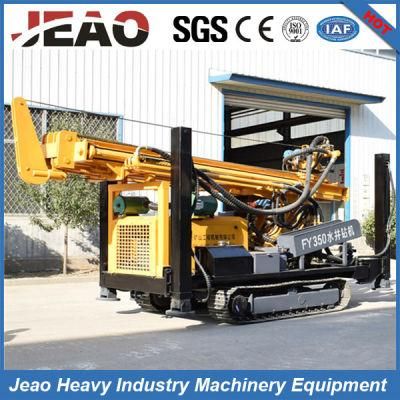 350m Depth Hydraulic Crawler Borehole Drilling Rig for Water Well