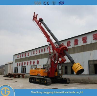 40m Hydraulic Pile Driver Machine Mini Pile Driving Rotary Drilling Rig