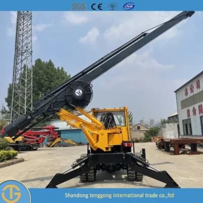 Factory Price Hydraulic Auger Pile Driver Machine Dl-180 Model