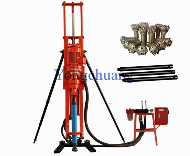 DTH Drilling Rig with Drill Pipe and Drill Bit
