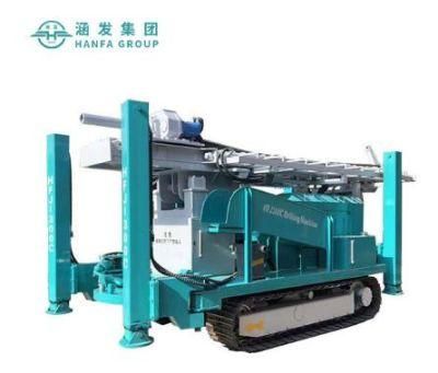 Safe and Stable 500 Meter Water Well Drilling Rig with Diamond Bit