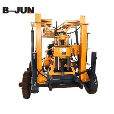 Mining Diamond Core Drilling Machine 600m Wheeled Sample Drilling Machine Rig