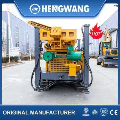 Industrial Water Drilling Machine 30 Gradeability Drilling Depth 260m Pneumatic Drill Rig with Good Quality