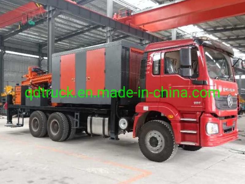 100 200 300m water well drilling rig truck mounted air compressor mud pump drill rig
