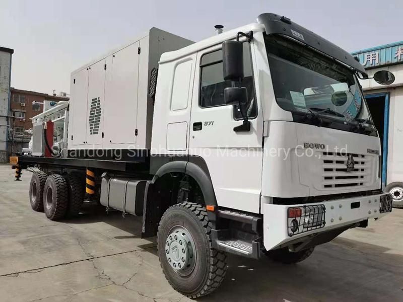 Sinotruk HOWO 6*6 Full Hydraulic Multi-Function Truck Mounted Drilling Rig, Water Drilling Rig