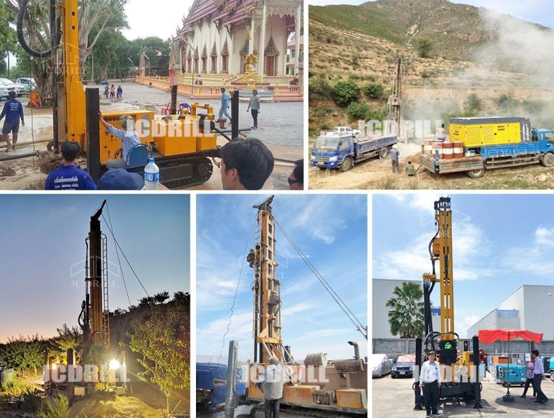 Cheap Price Hydraulic Crawler Water Well Drilling Rig Machine for Borehole Drilling Rig