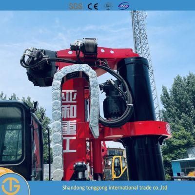 Rotary Head Drilling Electric Ground Screw Pile Driver Epuipments Dr-60 Middle Rotary Rig Machine