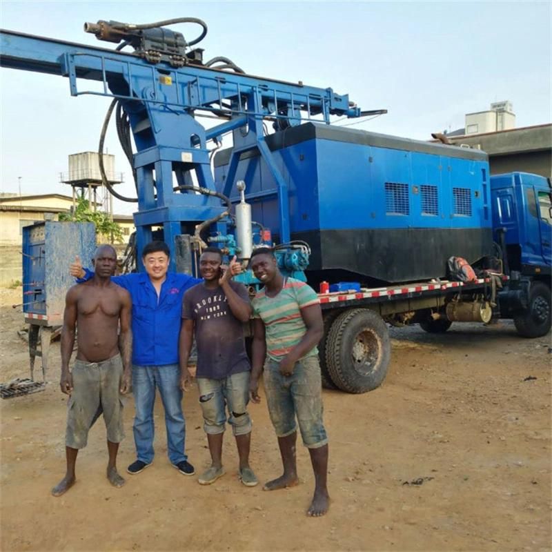 300 Meter Truck Mounted Water Borewell Drilling Rigs