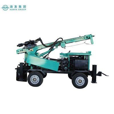 Hf510t 270m Trailer Mounted Hydraulic Geotechnical Drilling Rig