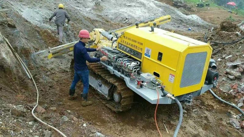 Portable Anchoring Drilling Rig and Drilling Machine with Crawler