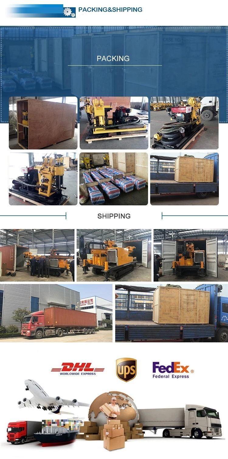 Air Compressor Crawler Hydraulic DTH Water Well Drilling Rig