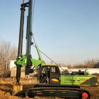 New Type High Torque 35m Drilling Depth Crawler Hydraulic Economical Drilling Rig with Cummins Engine