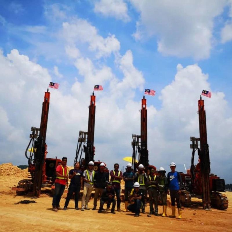 G140yf 20m Hydraulic Mine Blast Hole Hard Rock Drill Separated DTH Surface Drilling Rig Anchor Construction Engineering Machine