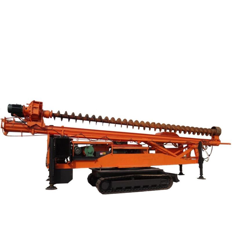 China Length Custom-Made 360-15cfg Ground Screw Spiral Pile Drilling Machine for Sale