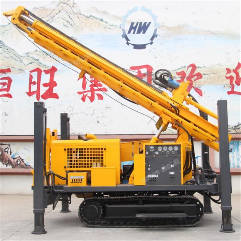 Hqz-400L 400m Pneumatic Crawler DTH Drill Rig Diesel Engine Water Well Drilling Rig Machine