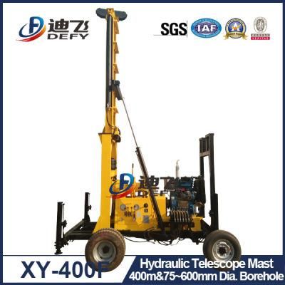 Manufacturer 400m Portable Irrigation Water Well Borehole Drilling Machine