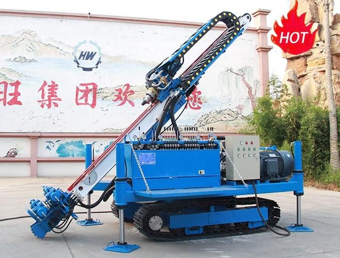 China Propeller to Progress 900mm Crawler DTH Anchor Holes Drilling Rig for Hard Ground Sand Pebble Layer