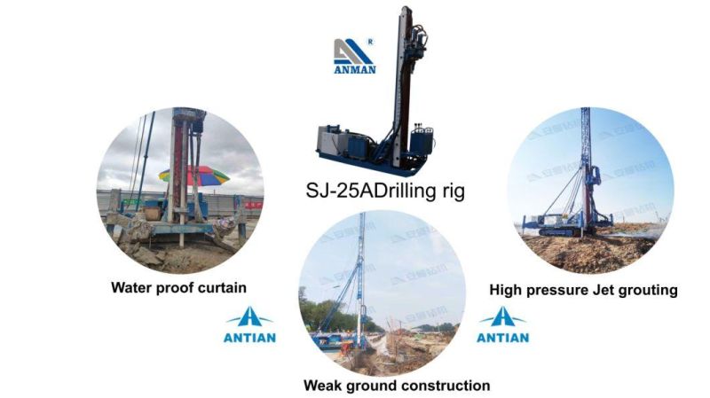 Sj-25A Conventional Jet Grouting Drill Rig Equipment