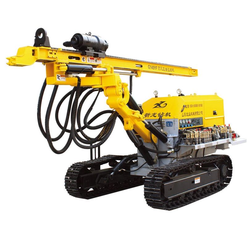 Multi Functional Hydraulic Anchor Drilling Rig Ctq-G140yf Hydraulic DTH Drilling Rig for Slope Supporting