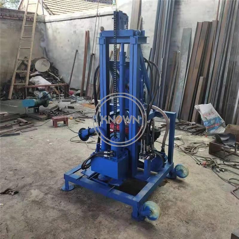 8HP Diesel Engine Deep Water Well Borehole Drilling Machine Portable Mine Drilling Rig Diamond Core Drill Machine