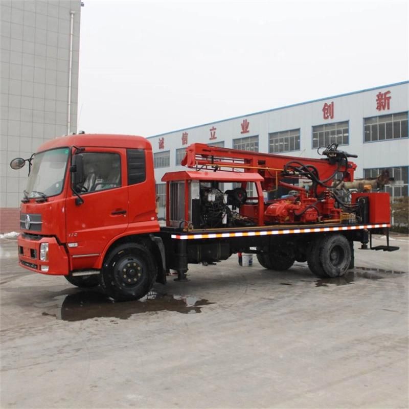 450m Deep Water Well Drilling Rig for Water Truck Type